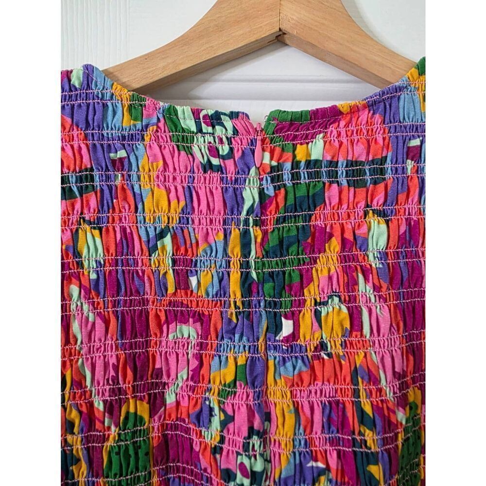 Crosby by MOLLIE BURCH Floral Blouse L - Picture 6 of 7